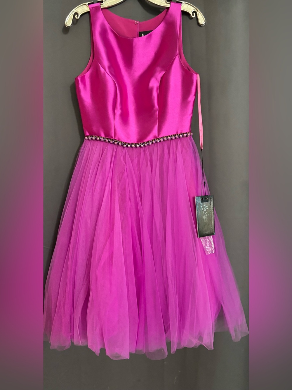 Mac Duggal - 30320 Pink tulle short dress - Size 4